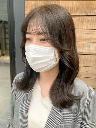 セミロング カラー ヘアアレンジ yuka .のヘアスタイル