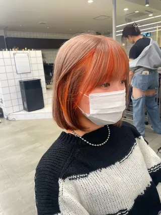 ロング カラー *モデル募集🤍横浜 透明感カラー🫧のヘアスタイル