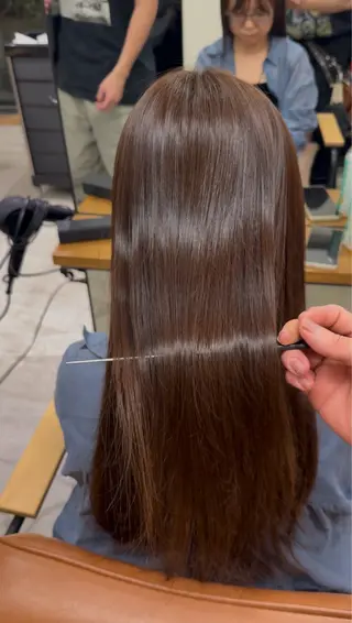 セミロング 美髪矯正/ 似合わせカット/といのヘアスタイル