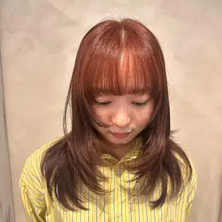 ロング カラー Aust hair Stella新宿所属・Yuki☺︎パーマ レイヤーカットウルフのヘアスタイル