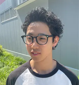 ショート パーマ メンズ 🔱メンズパーマ特化 🔱山下和輝のヘアスタイル