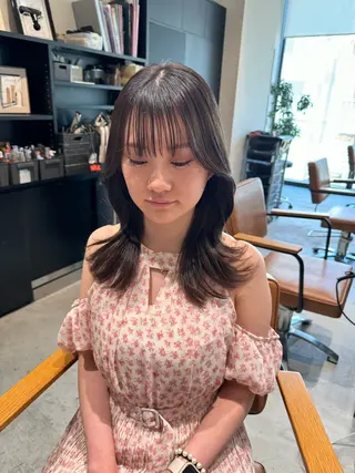 ミディアム 寺西 恵🪡🤍のヘアスタイル