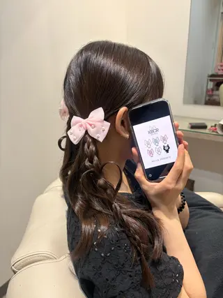 ミディアム neaf 六本木店所属・六本木🩷ハイライト 望月彩音のヘアスタイル
