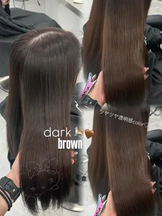 ロング カラー 上品モテヘア🩶 karen🩶のヘアスタイル