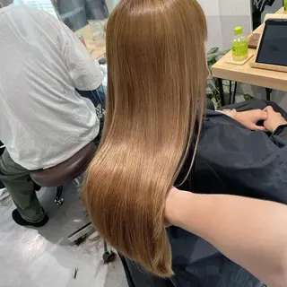 カラー ロング 髪質改善 Noe心斎橋店のヘアスタイル