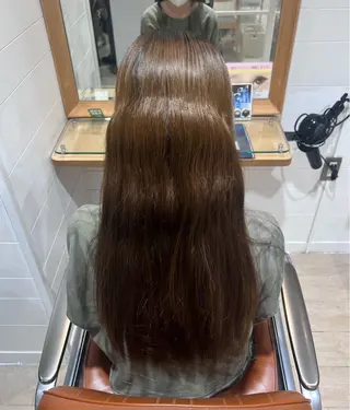 ロング パーマ ୨୧color୨୧ ちひろのヘアスタイル