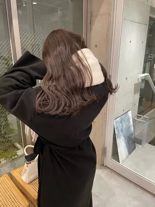 ミディアム カラー レイヤーカット🎀 kanaのヘアスタイル