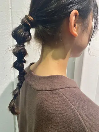 ロング MR.GOOD MORNING所属・MR.GOOD MORNINGフジイのヘアスタイル