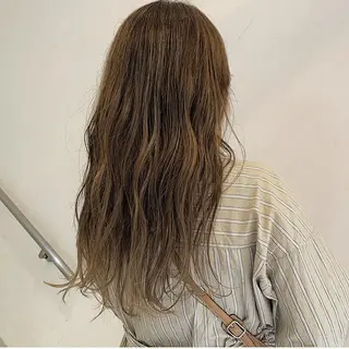ロング カラー 似合わせカットカラー ♡佐藤捺美のヘアスタイル