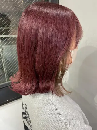 ミディアム カラー newi梅田🫧韓国 ヘア🫧sakiのヘアスタイル