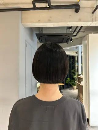 ショート 葉月/ボブ/ 透明感カラー／中目黒のヘアスタイル