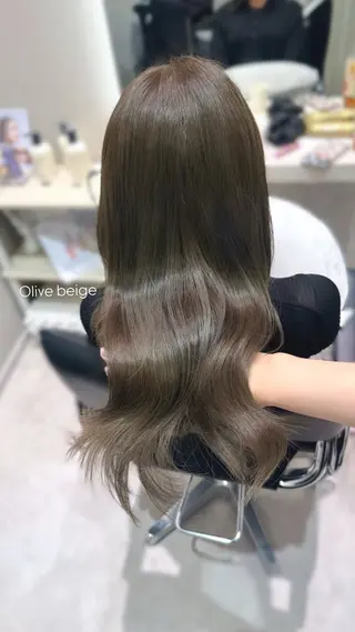 ロング カラー レイヤー/髪質改善カ ラ-🤍津田奈々美‎のヘアスタイル