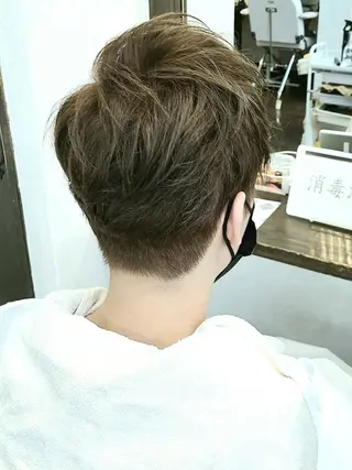ショート カラー メンズ 【大宮】デザイナー Anne 諳 アンのヘアスタイル