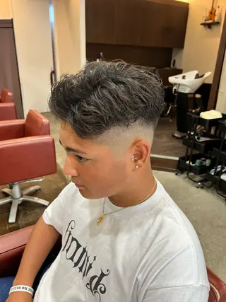 ショート パーマ メンズ 湘南のパーマ職人 🔥清水琉葵🔥のヘアスタイル