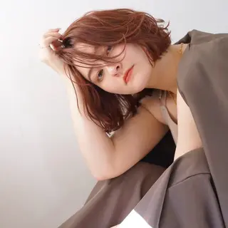 ショート カラー ヘアアレンジ 髪質改善ストレート✨ パーマヘア✨YUKIのヘアスタイル