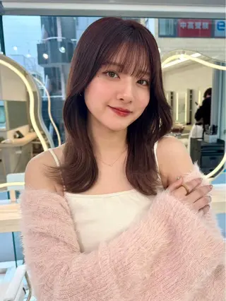 ミディアム カラー メンズ特化🔥/ カットShion🪼のヘアスタイル