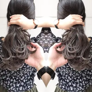 ロング カラー ヘアアレンジ BANK'S hair所属・💐ケラチン 髪質改善寺坂雄飛💐のヘアスタイル