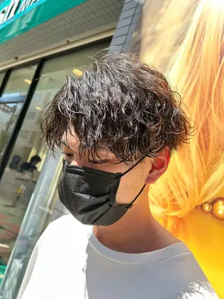 パーマ メンズ Oasis GaRDEN川越店所属・《メンズ特化》 足立　正寛のヘアスタイル