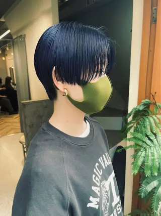 ショート メンズ Mon/ショート/パ ーマのヘアスタイル