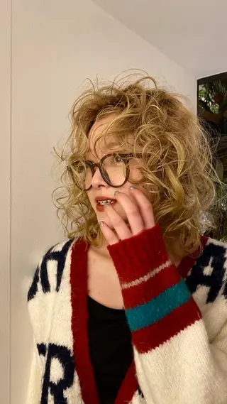 ミディアム カラー パーマ ヘアアレンジ marino マリノのヘアスタイル