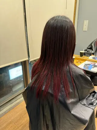 セミロング カラー ♡ suzUkaのヘアスタイル