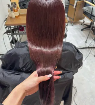 ロング Juri /暖色カラーのヘアスタイル