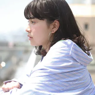 ミディアム 髪質改善/縮毛矯正/ 艶カラー/内山翔太のヘアスタイル