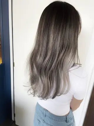 ロング カラー かわさき ともやのヘアスタイル