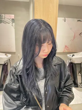 ロング カラー ヘアアレンジ 艶髪/レイヤーカット 🐣misakiのヘアスタイル