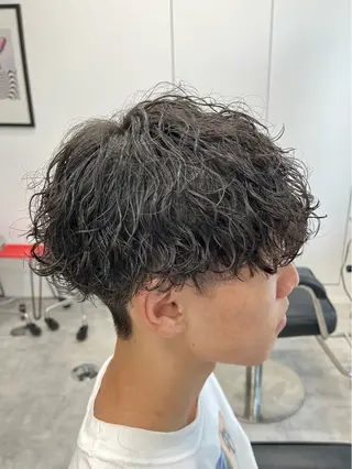 ショート パーマ メンズ 新潟メンズパーマ 新潟駅/小田拓実のヘアスタイル