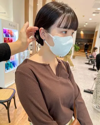 ショート 韓国風デザイン 💐MIZUKI💐のヘアスタイル