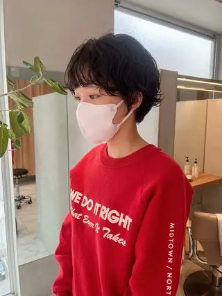 ショート 透明感モテ艶髪カラー Gallicaイリサのヘアスタイル