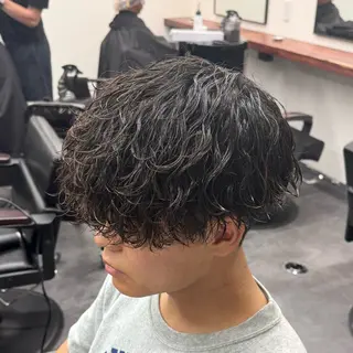 パーマ メンズ 柏メンズカットパーマ NO.1タイチのヘアスタイル