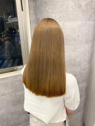 ロング カラー ハイトーン特化サロン 🍑momo🍑のヘアスタイル