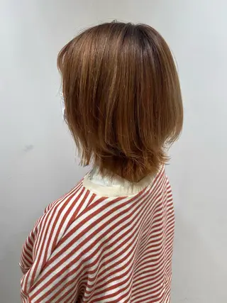 ミディアム カラー 🐺ウルフ/レイヤー 似合わせ‎🤍沙羅のヘアスタイル