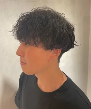 ショート ma am zee所属・篠原一成/ メンズパーマ特化のヘアスタイル