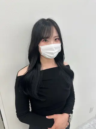 ロング カラー パーマ ヘアアレンジ メンズ キッズ ♥️韓国ヘア レイヤー♥️ゆりのヘアスタイル