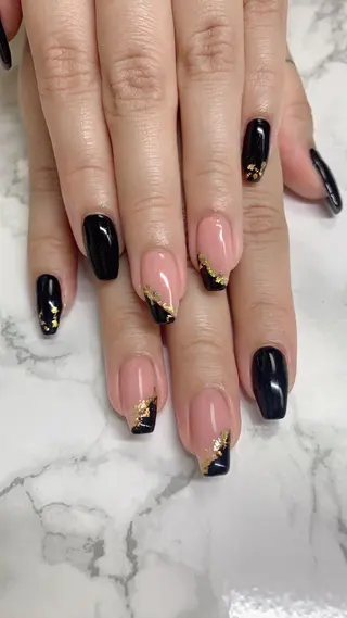 ネイル はな💎ネイル ワンホン、長さ出しのネイルデザイン