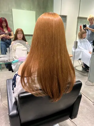 ロング カラー SOZO Hair&Make Ginza所属・柴田 愛奈のヘアスタイル