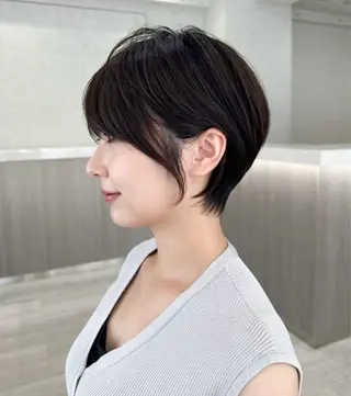 ショート nex the salon coall所属・🫧似合わせショート イシダ🫧のヘアスタイル