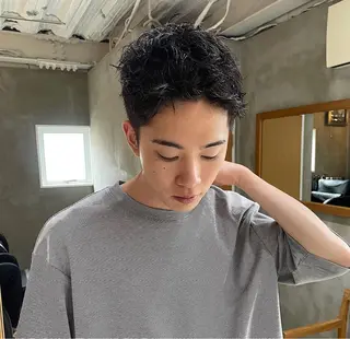 ショート メンズ 渋谷/原宿/メンズ/ コヤマトモヤのヘアスタイル