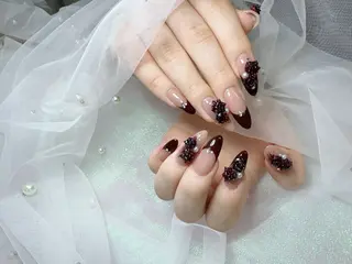 ネイル Hey🌈NAIL 長さ出し専門店のネイルデザイン