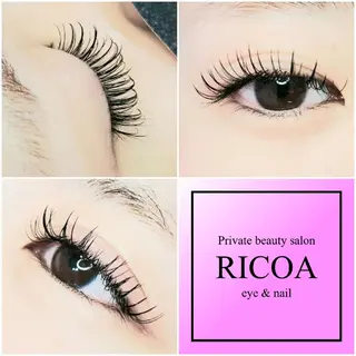 マツエク・マツパ RICOA 酒井のマツエク・マツパデザイン