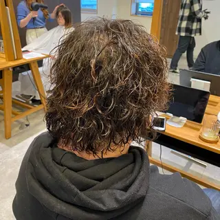 パーマ メンズ Maison/松本/ 艶髪/カラー/メンズのヘアスタイル