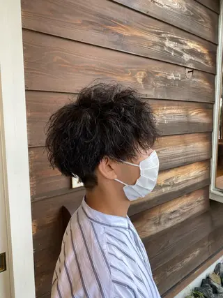 ショート パーマ メンズ topstylist 遠山康兵のヘアスタイル