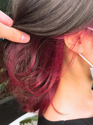 ミディアム 浦野 優希のヘアスタイル