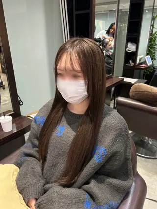 ロング カラー 坂本奈都美 🎀のヘアスタイル