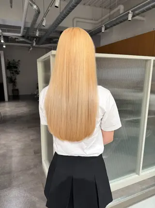 ロング yuinaハイライト カラーモデル募集🫧のヘアスタイル