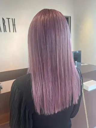 セミロング EARTH長岡 🌼渡辺まい🌼のヘアスタイル