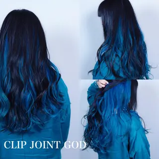 ロング カラー 今泉 周のヘアスタイル